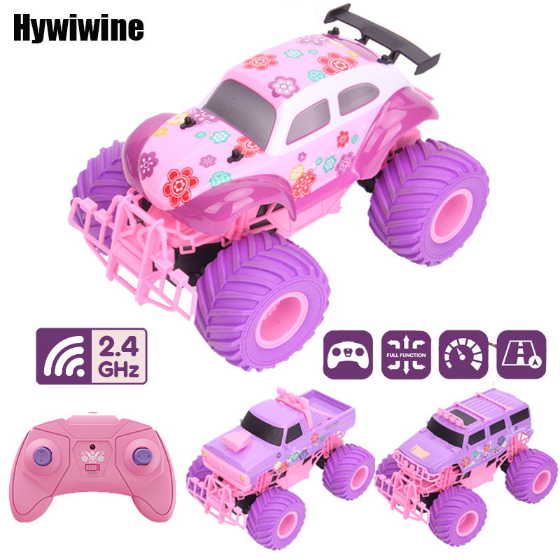 Yunshen Rc Hobby - Różowy RC Samochód Elektryczny Napęd Terenowy